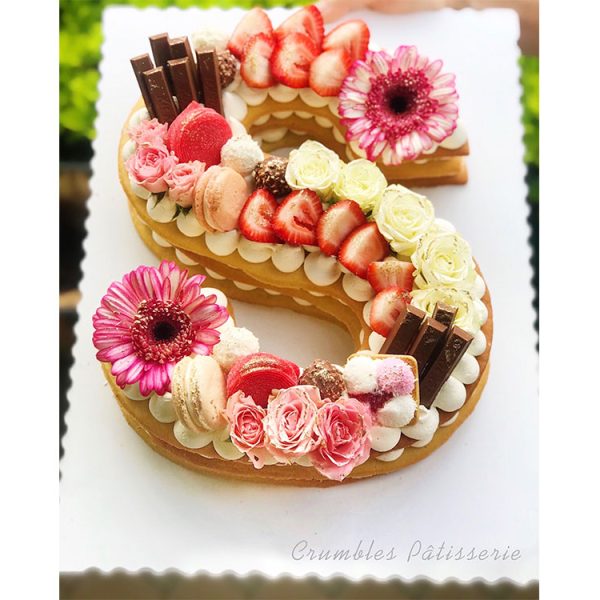 Letter Cakes – Crumbles Patisserie