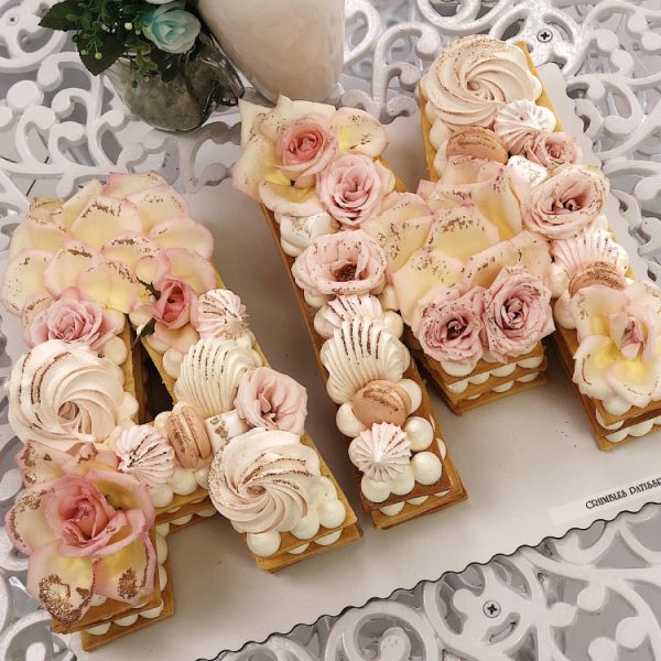 Letter Cake Trend – NEW Pan!  Fancy Flours: Where Bakers Bloom