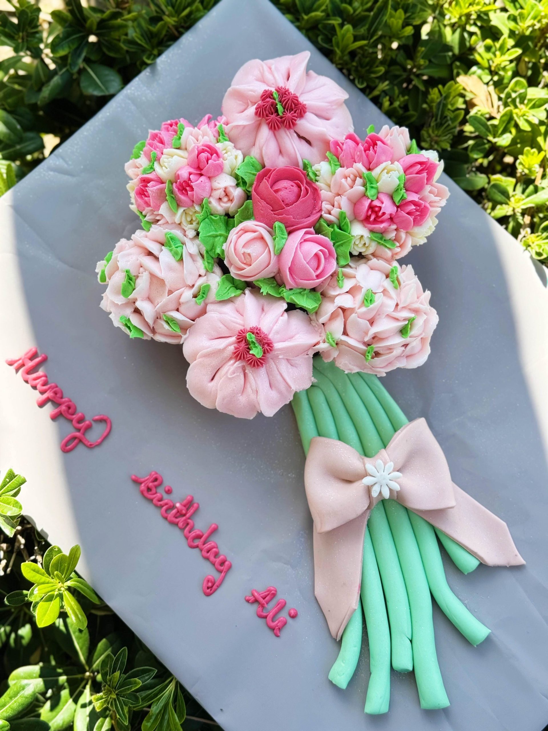 Flower Cupcake Bouquet